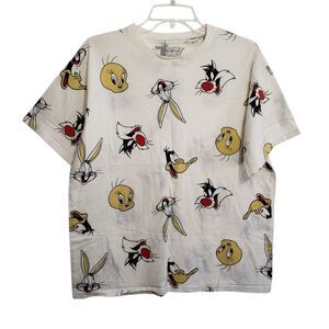 Looney Tunes Women's Medium 100% Cotton Short Sleeve T-Shirt